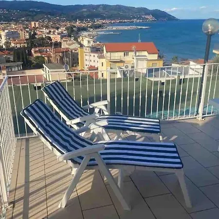 Residenza Panorama Con Vista Sul Golfo Dianese! Diano Marina