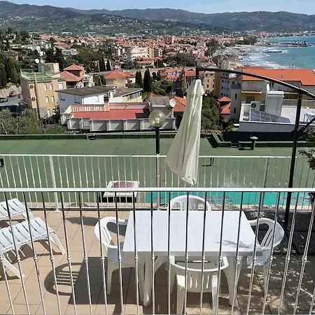 Residenza Panorama Con Vista Sul Golfo Dianese! Diano Marina